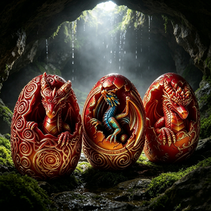 Dragon Egg Figurine Resin Mold