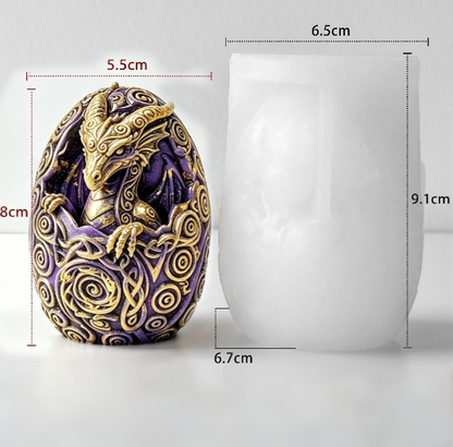 Dragon Egg Figurine Resin Mold