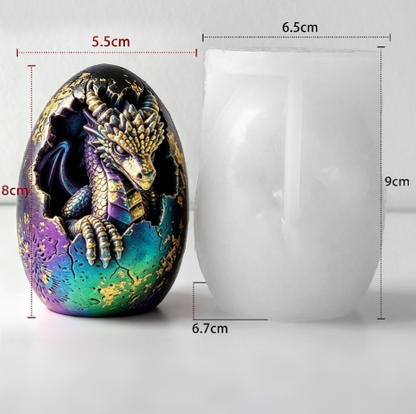 Dragon Egg Figurine Resin Mold