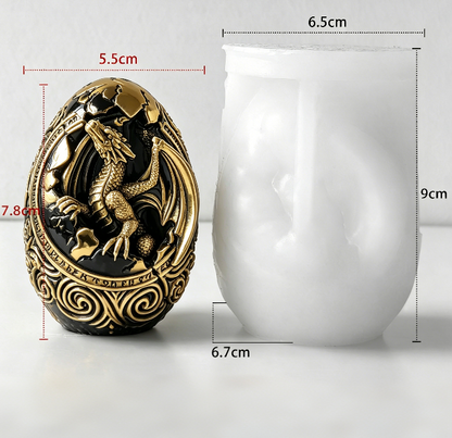 Dragon Egg Figurine Resin Mold