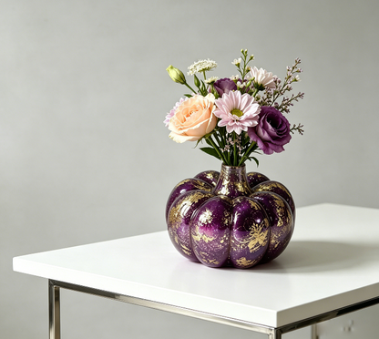 Pumpkin-Shaped Vase Resin Mold