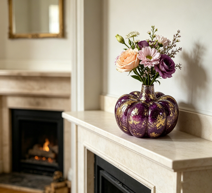 Pumpkin-Shaped Vase Resin Mold