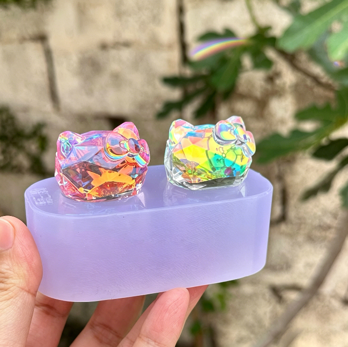 Handmade Cute Kawaii Cat Ornament Resin Mold