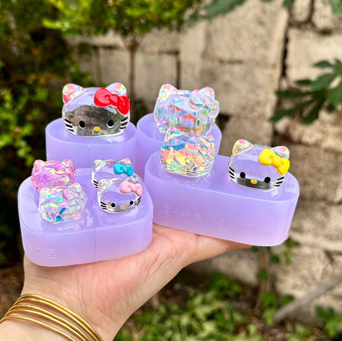 Handmade Cute Kawaii Cat Ornament Resin Mold