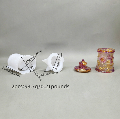 Lighthouse Storage Jars Resin Mold