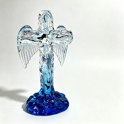 Handmade Water Ripple Cross Ornament Resin Mold