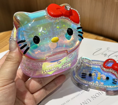 Handmade Cute Kawaii Cat Flip-Top Storage Box Resin Mold