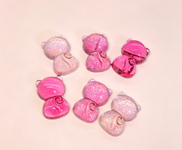 Handmade Cute Cat Back View Ornament Resin Mold