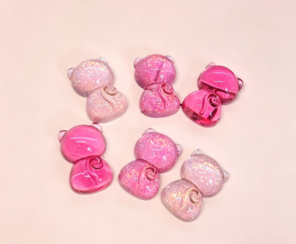 Handmade Cute Cat Back View Ornament Resin Mold