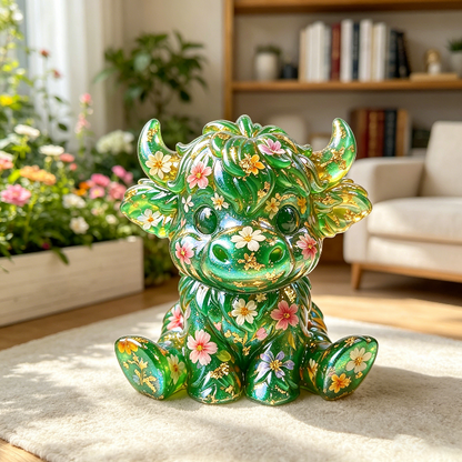 Highland Cow Shape Home Decor Ornament Resin Mold