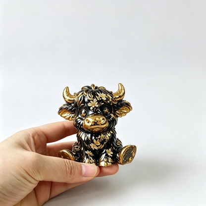 Highland Cow Shape Home Decor Ornament Resin Mold