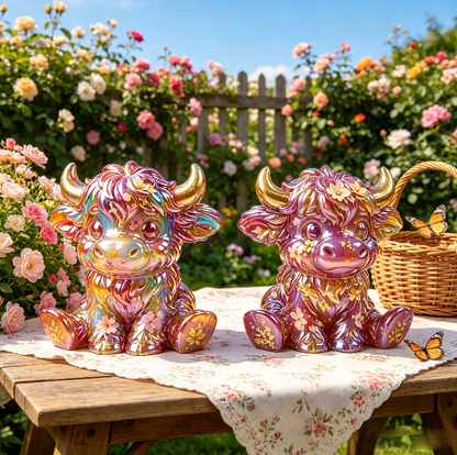 Highland Cow Shape Home Decor Ornament Resin Mold