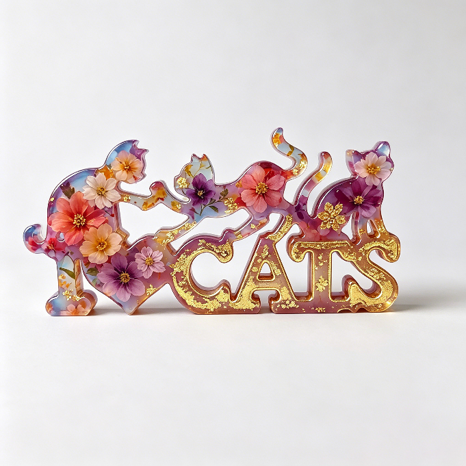 I Love Cats & Dogs  Decor Resin Mold