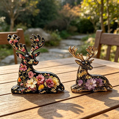 2-in-1 Deer Figurine Resin Mold