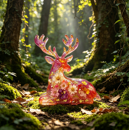 2-in-1 Deer Figurine Resin Mold