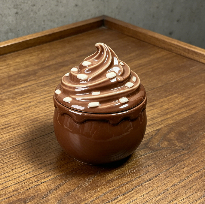Ice Cream-Shaped Storage Jar Resin Mold