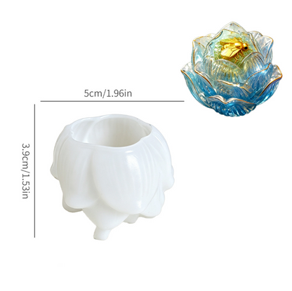 Double-Layer Lotus Ornament Resin Mold