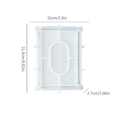 Folded Edge Tray Resin Mold