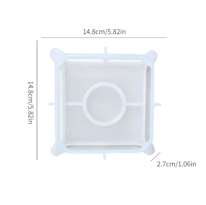 Folded Edge Tray Resin Mold