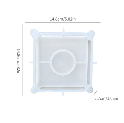 Folded Edge Tray Resin Mold