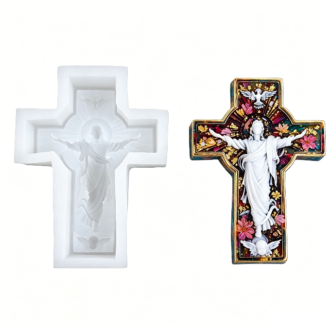 Sacred Cross Ornament Resin Mold