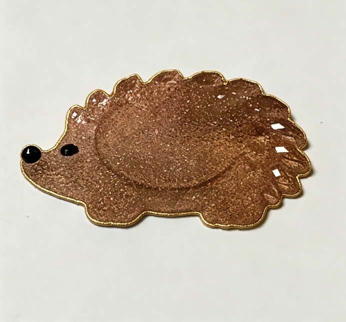Handmade Diamond Hedgehog Coaster Resin Mold