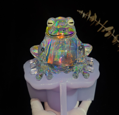 Handmade Chubby Frog Figurine Resin Mold