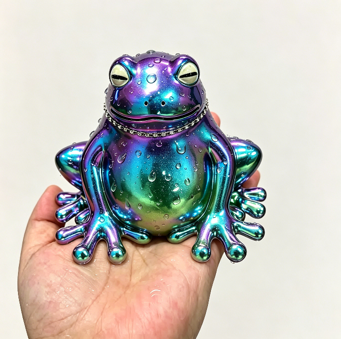 Handmade Chubby Frog Figurine Resin Mold
