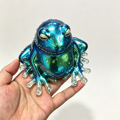 Handmade Chubby Frog Figurine Resin Mold