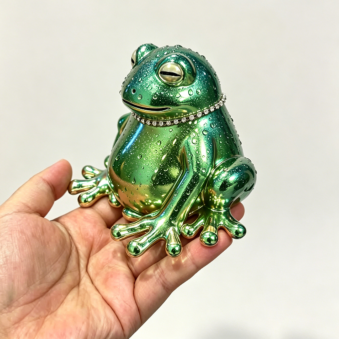Handmade Chubby Frog Figurine Resin Mold