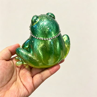 Handmade Chubby Frog Figurine Resin Mold