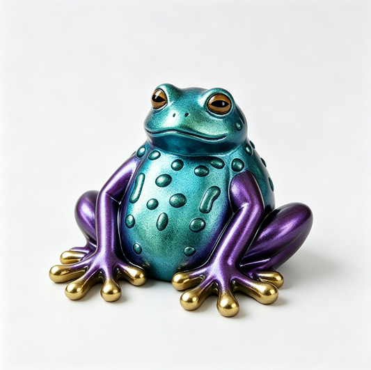 Handmade Chubby Frog Figurine Resin Mold