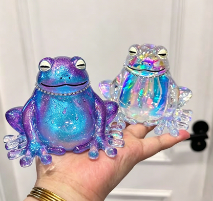 Handmade Chubby Frog Figurine Resin Mold