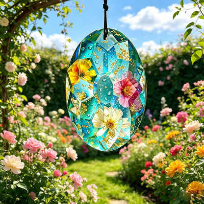 Handmade 3.5in Crystal Prism Crystal Pendant Resin Mold