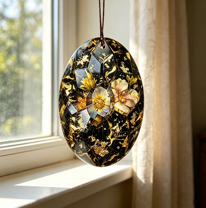 Handmade 3.5in Crystal Prism Crystal Pendant Resin Mold