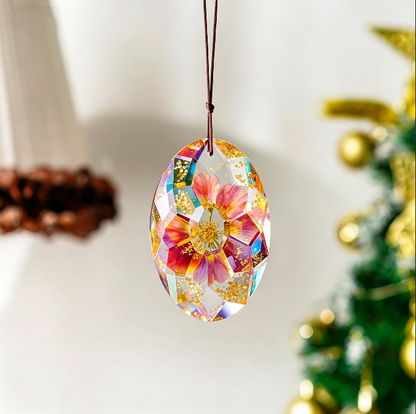 Handmade 3.5in Crystal Prism Crystal Pendant Resin Mold