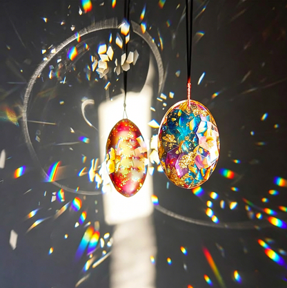 Handmade 3.5in Crystal Prism Crystal Pendant Resin Mold