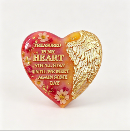 Memorial Angel Wing Heart Resin Mold