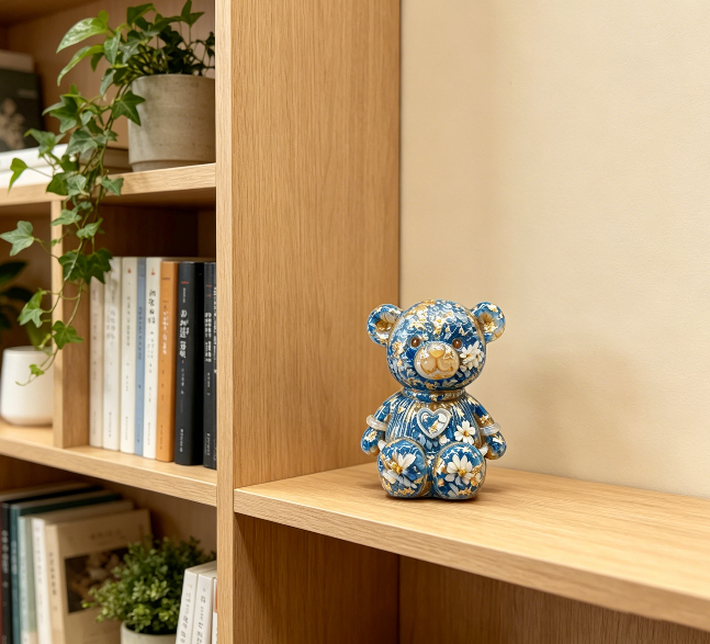 Heart Bear Figurine Resin Mold