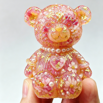 Heart Bear Figurine Resin Mold