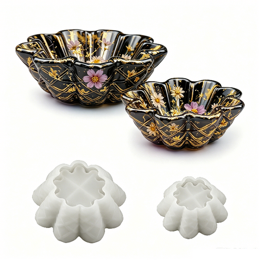 Waffle Bowl Tray Resin Mold