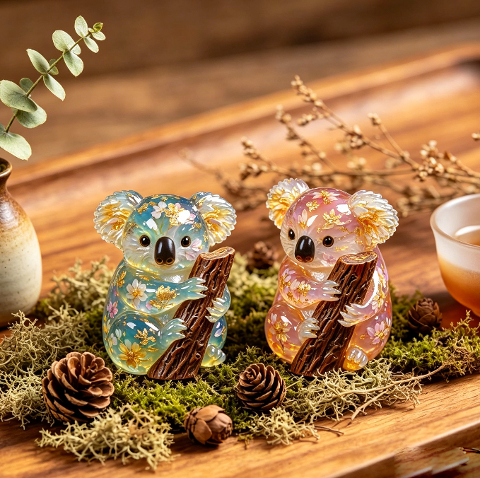 Cute Koala Figurine Resin Mold