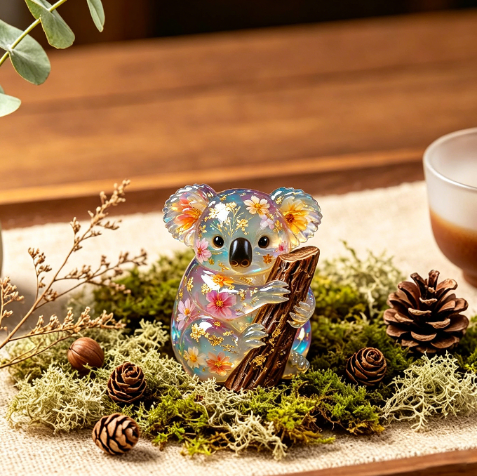 Cute Koala Figurine Resin Mold