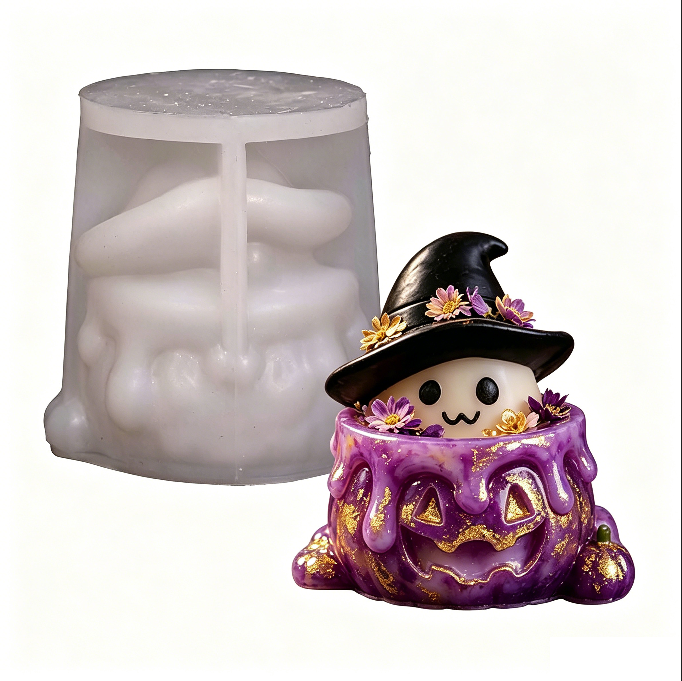 Cute Pumpkin Ornament Resin Mold