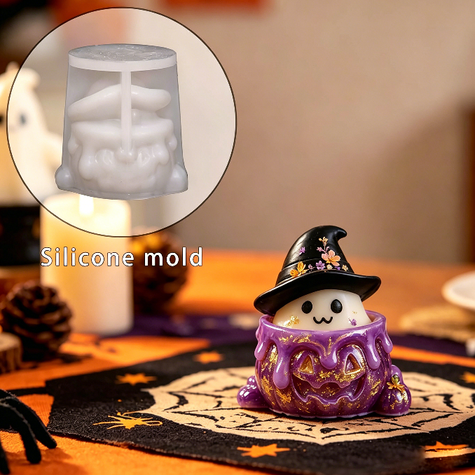 Cute Pumpkin Ornament Resin Mold