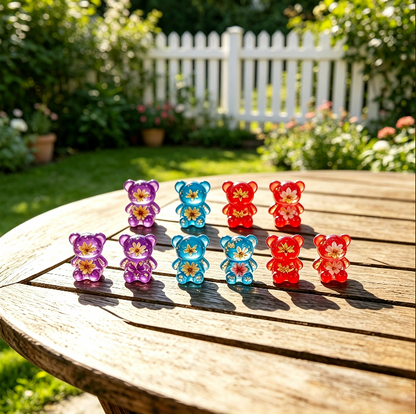 6-in-1 Mini Bear Charm Resin Mold