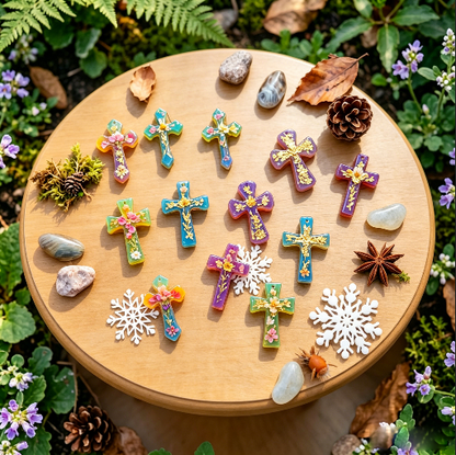 Cross Jewelry Pendant Resin Mold