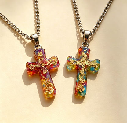 Cross Jewelry Pendant Resin Mold