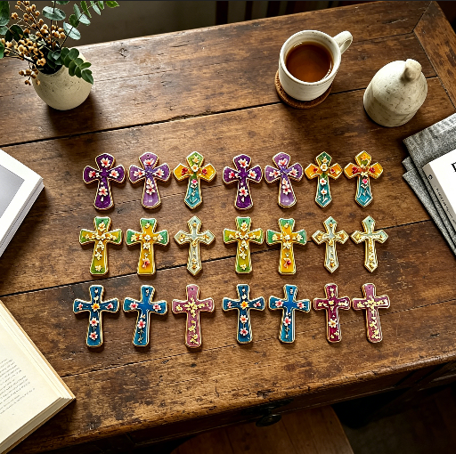 Cross Jewelry Pendant Resin Mold