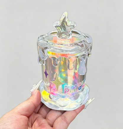 Handmade Melted Candle Storage Jar Resin Mold